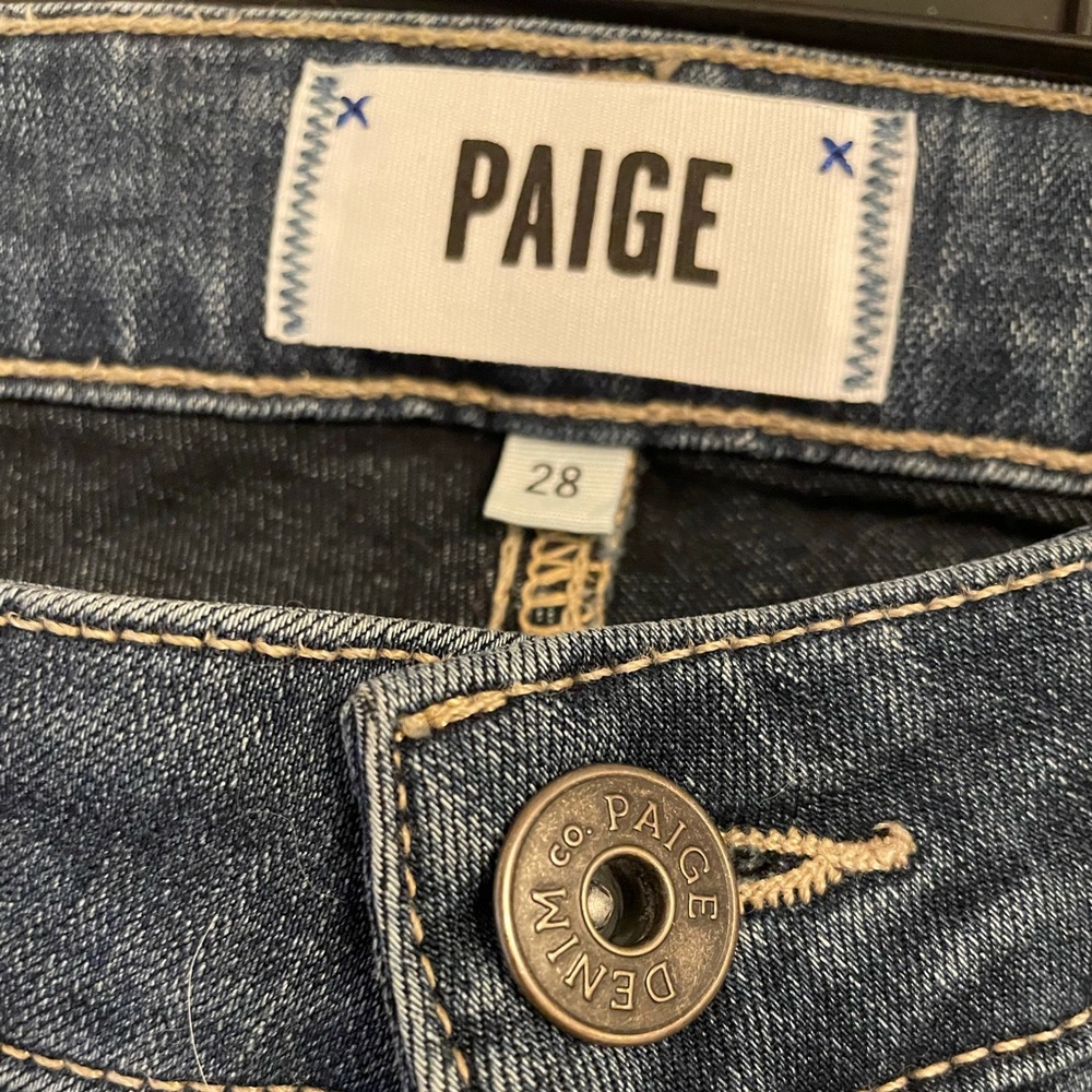 PAIGE verdugo crop jeans, size 28.